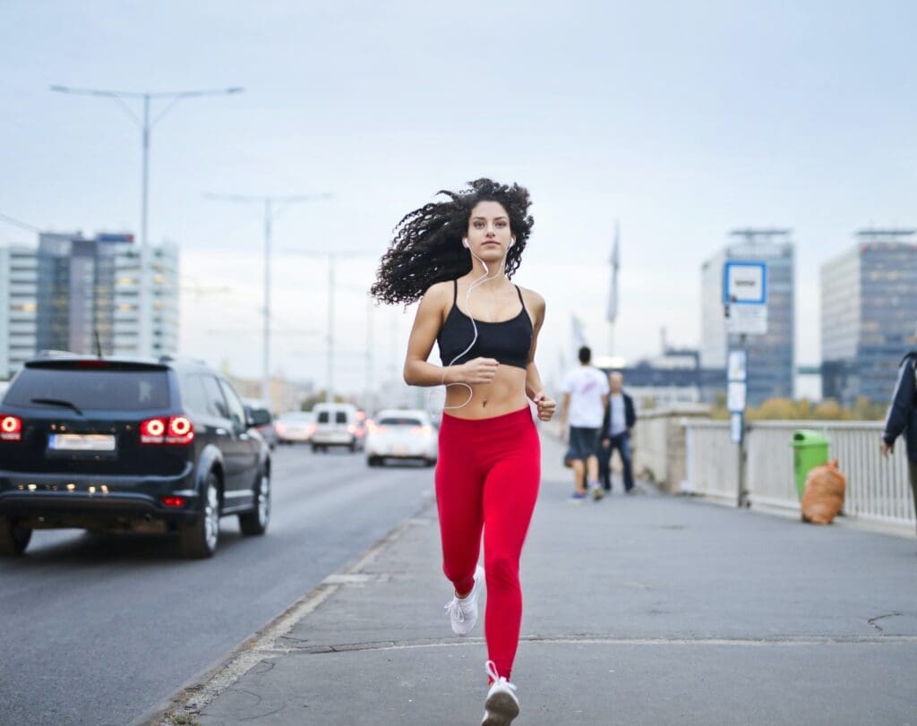 Form New Habits • Worldly-Minded A woman jogs down the road for exercise